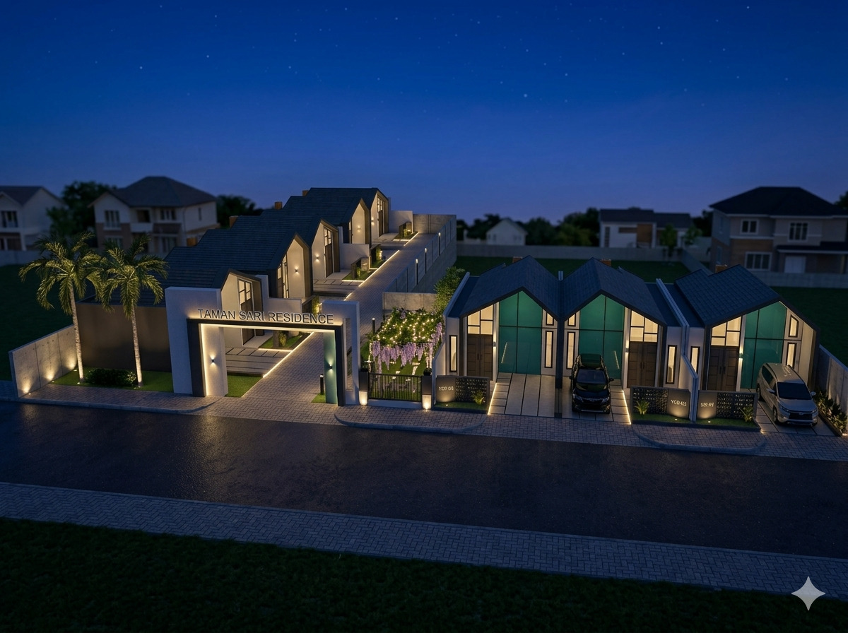 Maket rumah Taman Sari Residence